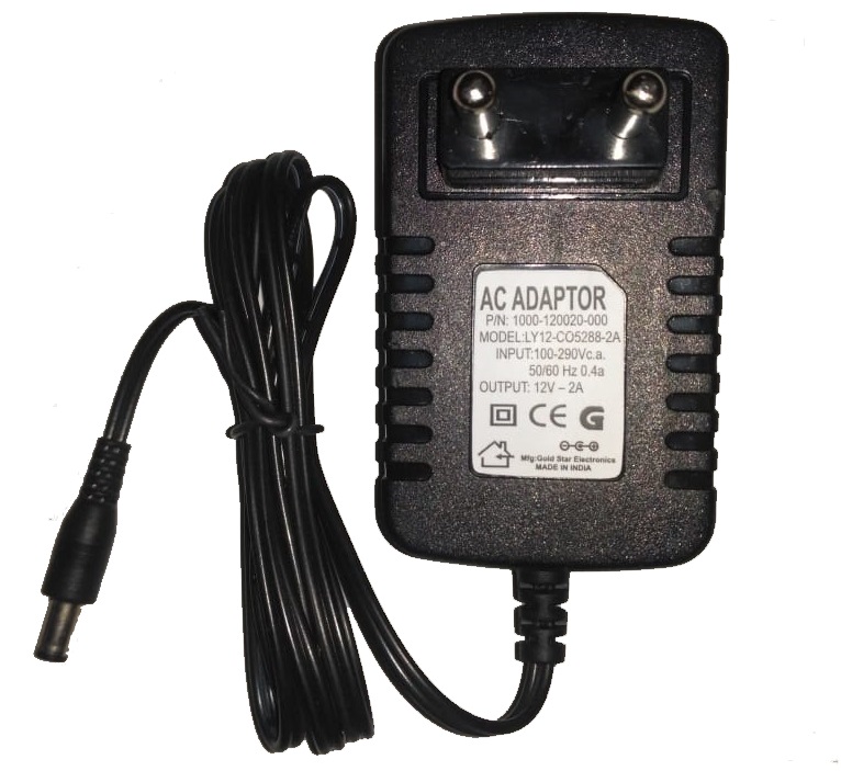 12VDC-2A DC Adapter