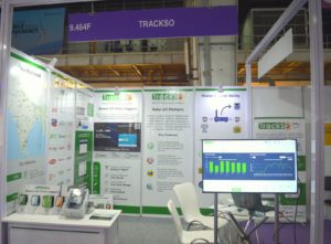 trackso booth at Renewable India Expo