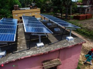 up village becomes renewable energy model with 100 solar power use