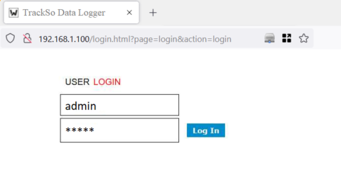 How to change Network Settings of TrackSo LAN Data Logger via Web UI ...